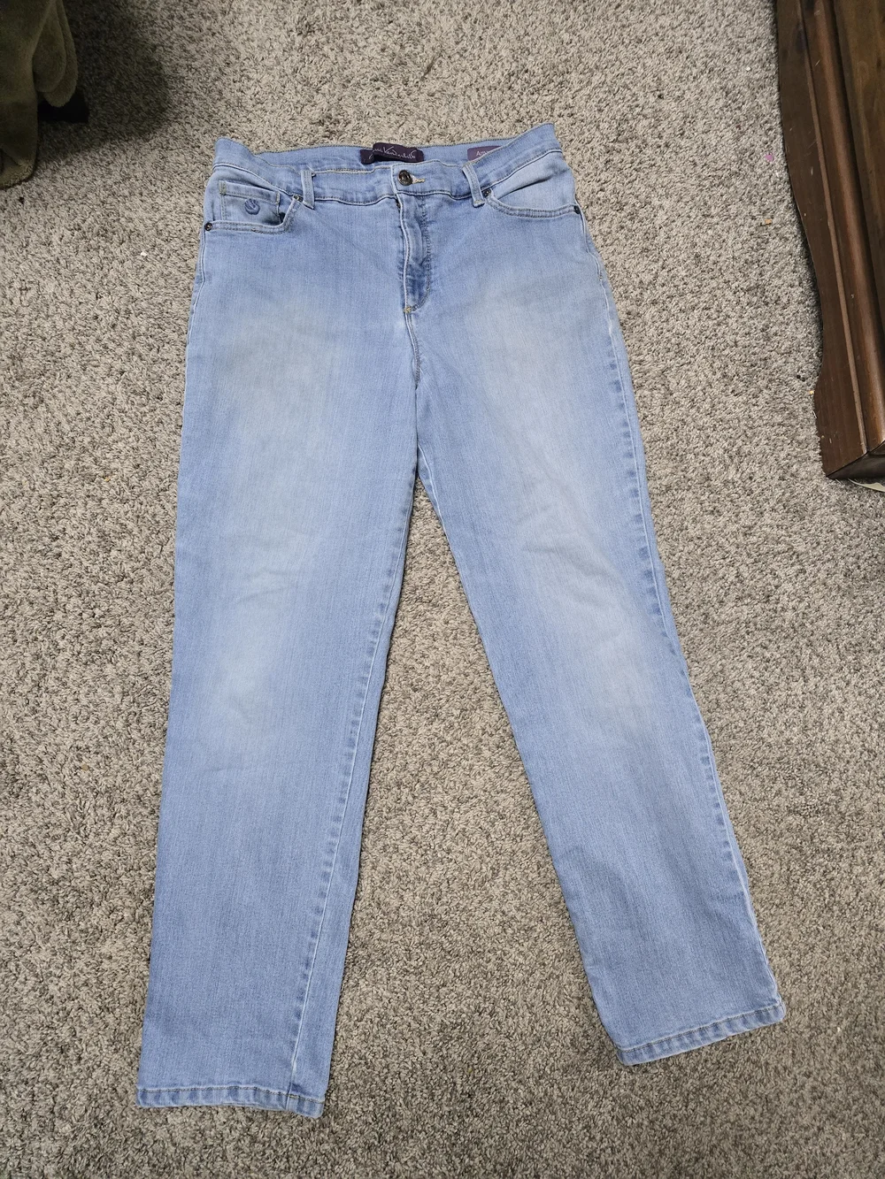 Gloria Vanderbilt Amanda Women's Jeans Size 12 Light Blue